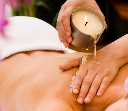 private label massage candles