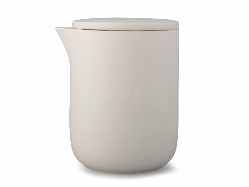 massage candle ceramic with lid and spout for pouring